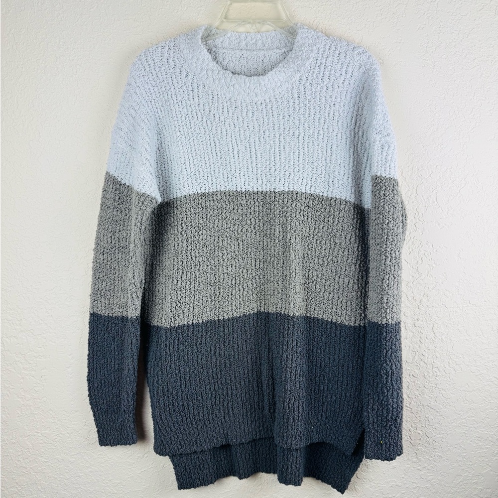 Cozy Colorblock Sweater Womens Large